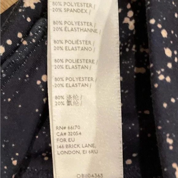 Anthropologie Free People Movement Swan Leggings size xs tall high waisted - Picture 6 of 11